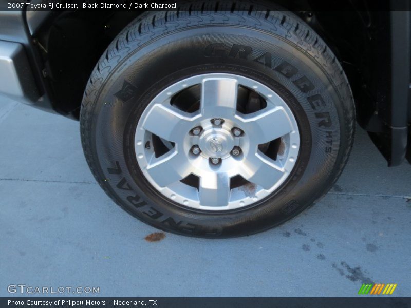 Black Diamond / Dark Charcoal 2007 Toyota FJ Cruiser