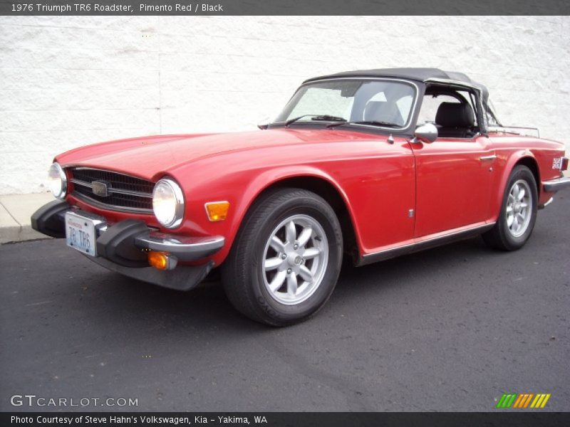  1976 TR6 Roadster Pimento Red
