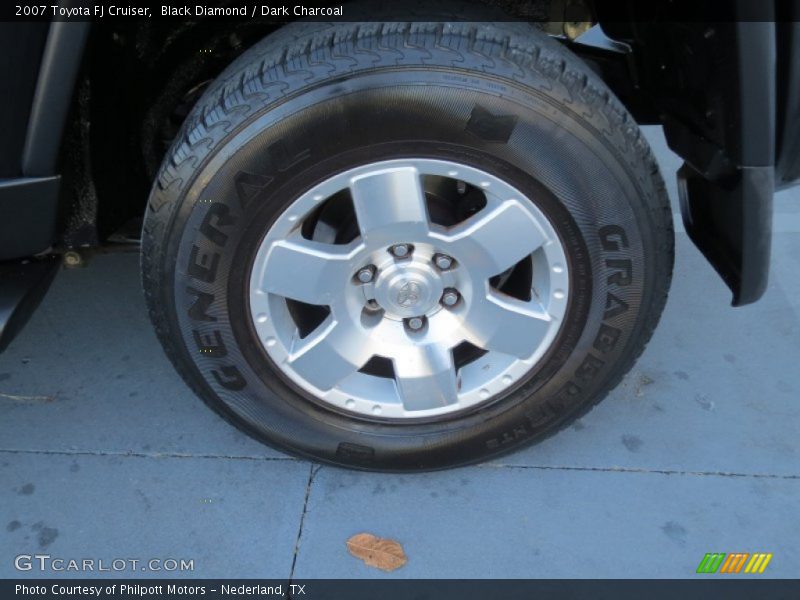 Black Diamond / Dark Charcoal 2007 Toyota FJ Cruiser