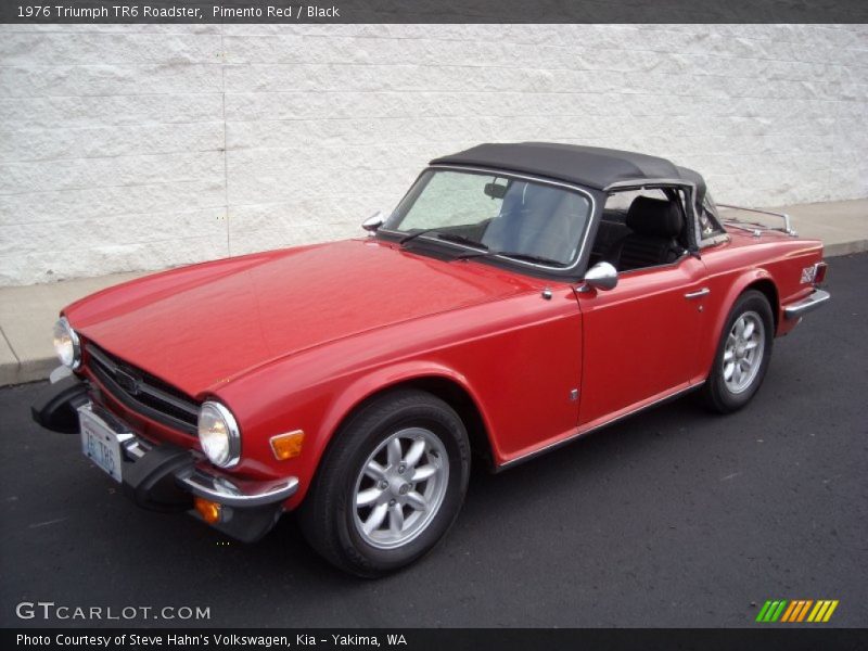 Front 3/4 View of 1976 TR6 Roadster