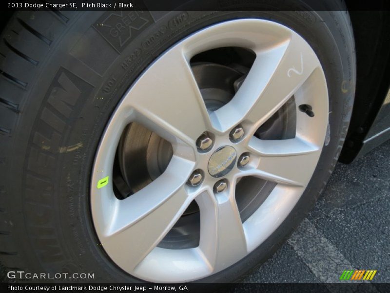 Pitch Black / Black 2013 Dodge Charger SE