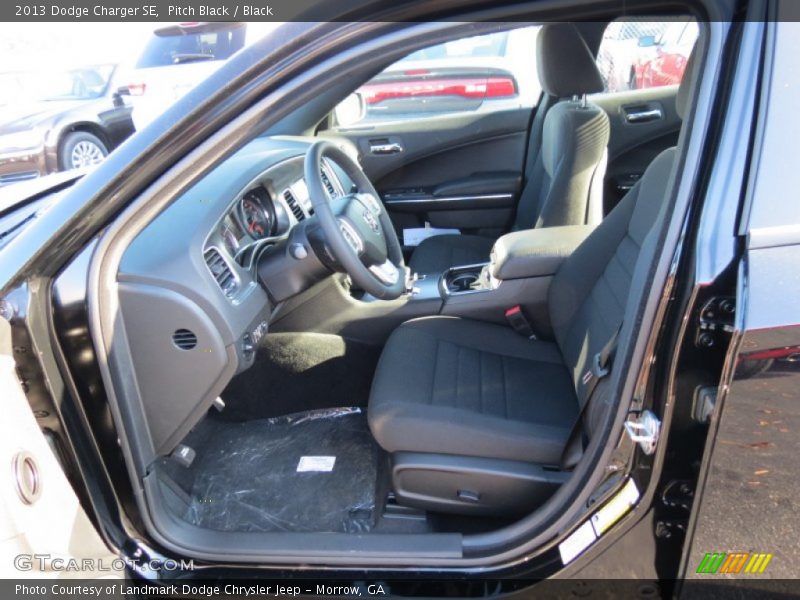 Pitch Black / Black 2013 Dodge Charger SE