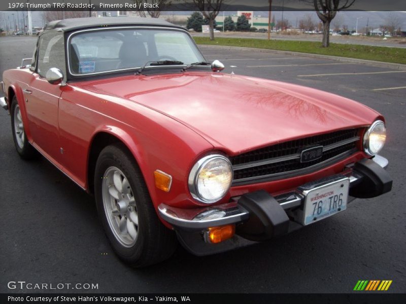 Front 3/4 View of 1976 TR6 Roadster