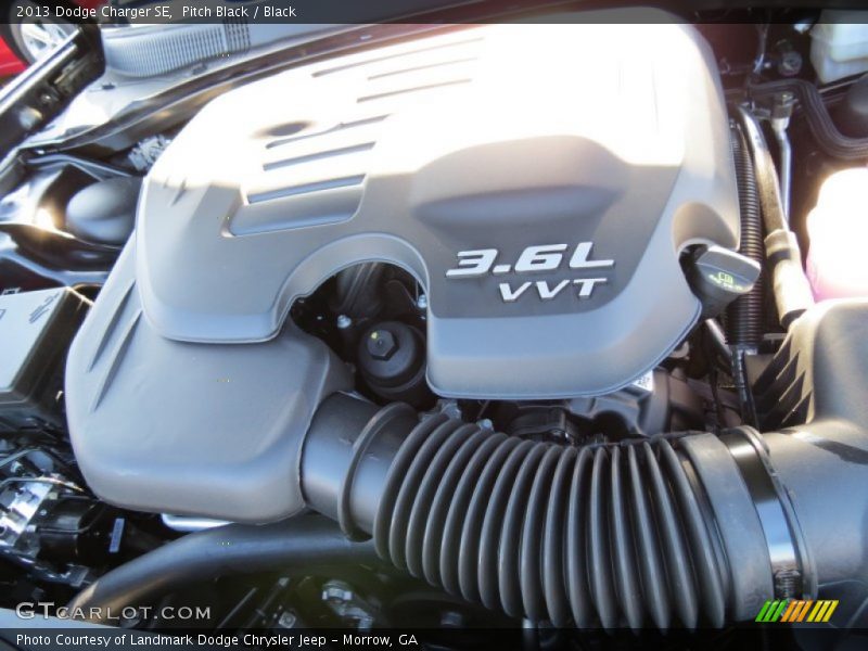 Pitch Black / Black 2013 Dodge Charger SE
