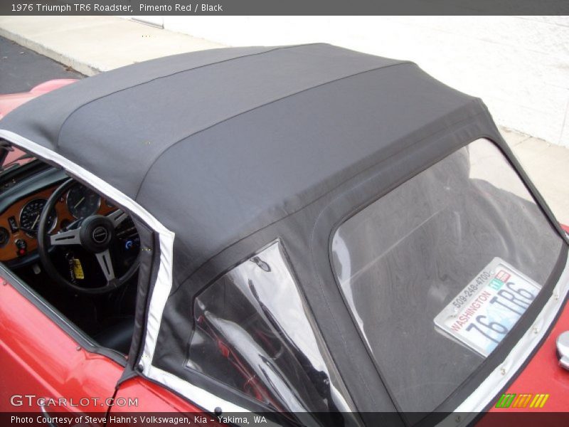 Pimento Red / Black 1976 Triumph TR6 Roadster