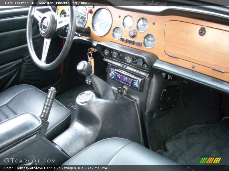 Dashboard of 1976 TR6 Roadster