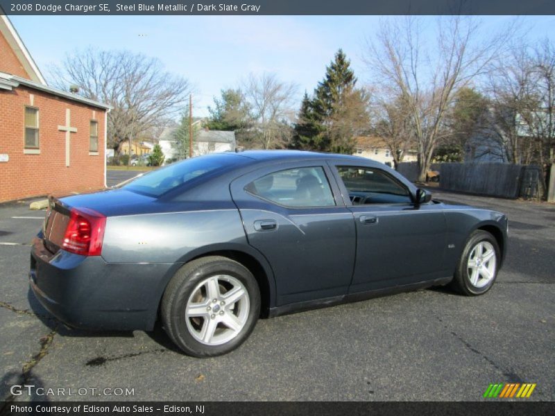 Steel Blue Metallic / Dark Slate Gray 2008 Dodge Charger SE