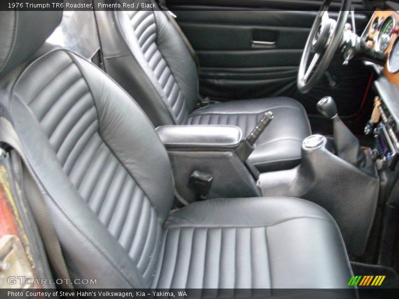  1976 TR6 Roadster Black Interior