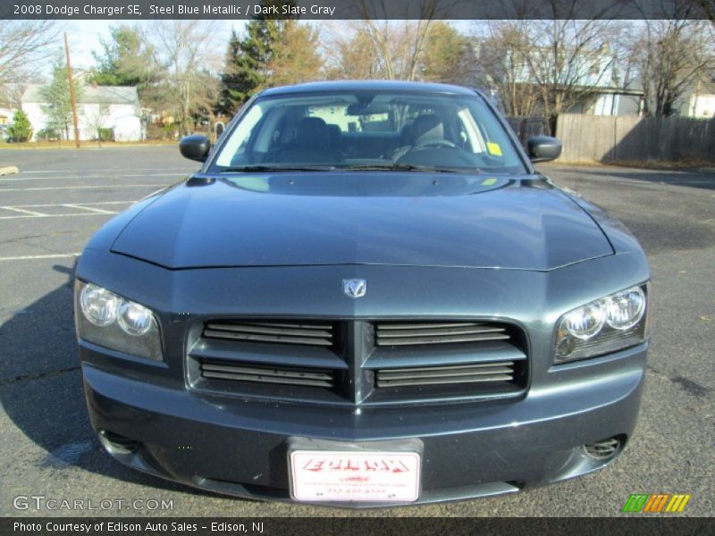 Steel Blue Metallic / Dark Slate Gray 2008 Dodge Charger SE