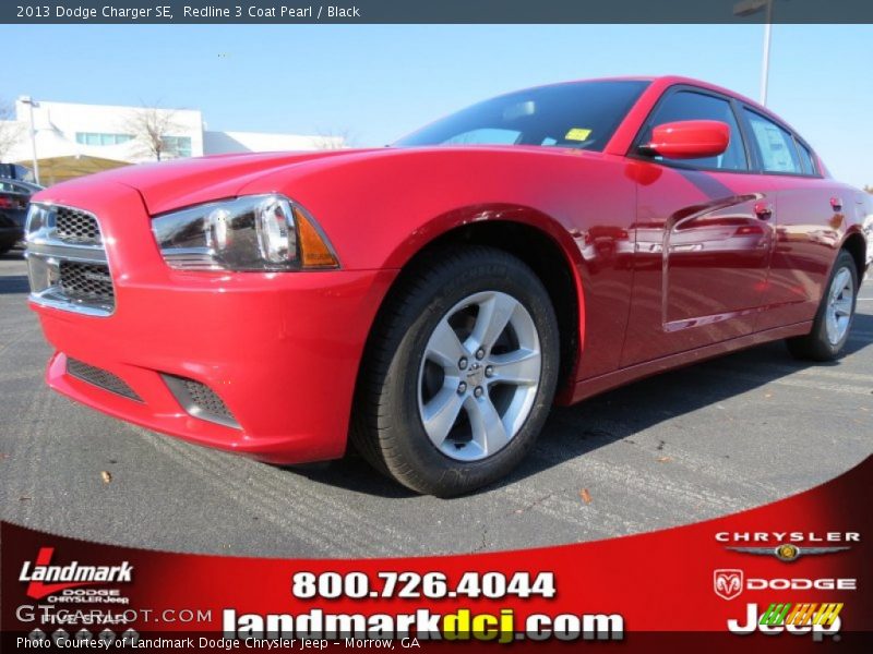 Redline 3 Coat Pearl / Black 2013 Dodge Charger SE