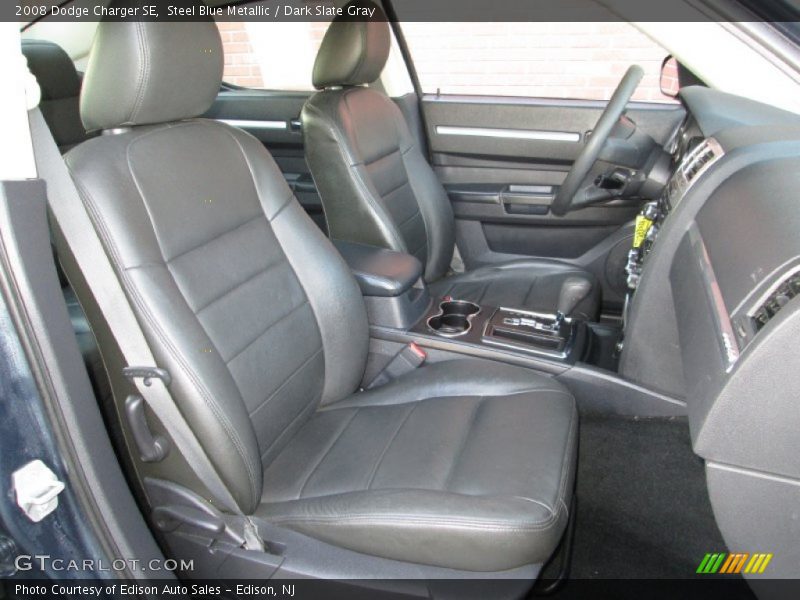 Steel Blue Metallic / Dark Slate Gray 2008 Dodge Charger SE