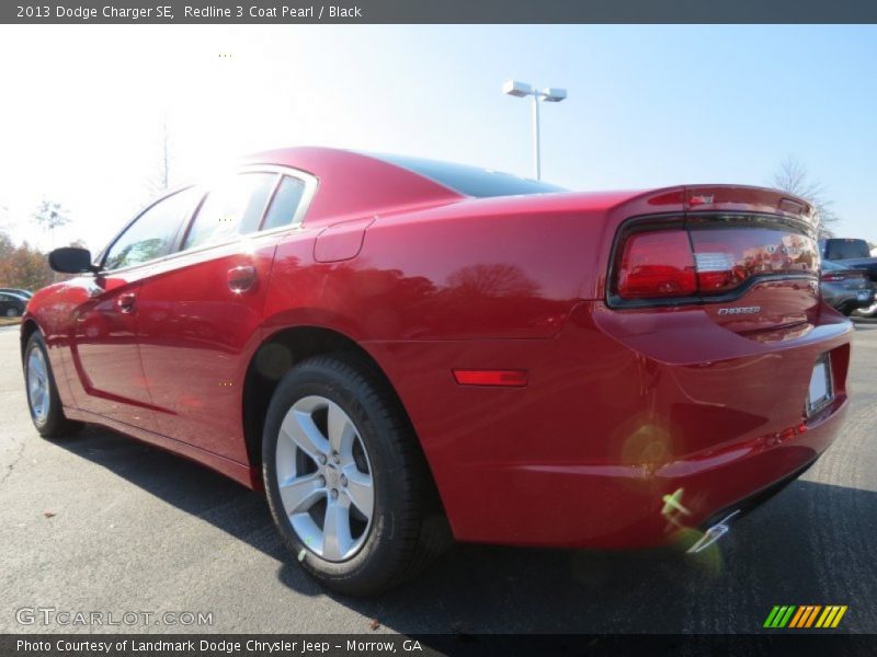 Redline 3 Coat Pearl / Black 2013 Dodge Charger SE