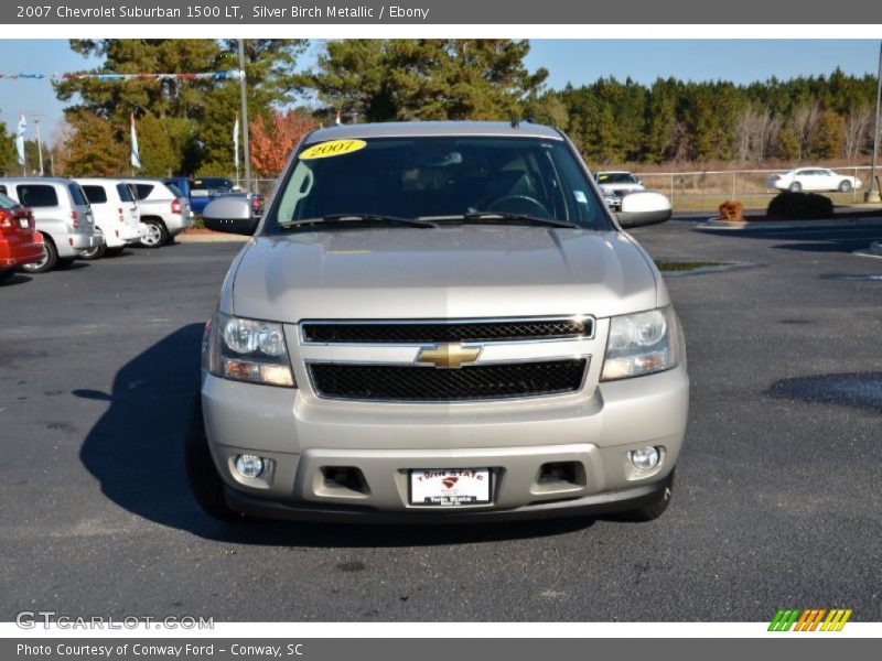 Silver Birch Metallic / Ebony 2007 Chevrolet Suburban 1500 LT