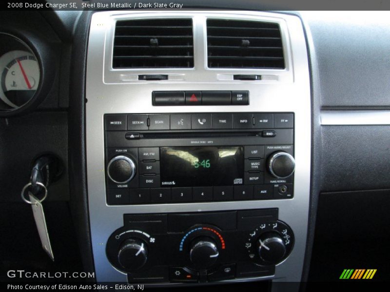 Controls of 2008 Charger SE