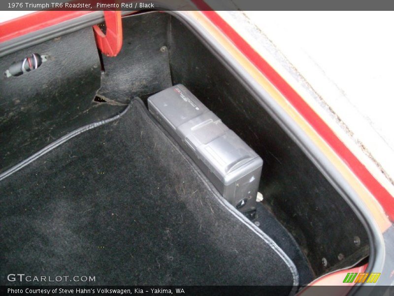  1976 TR6 Roadster Trunk