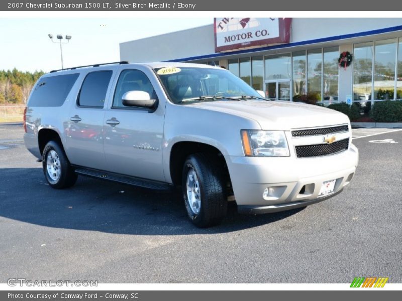 Silver Birch Metallic / Ebony 2007 Chevrolet Suburban 1500 LT
