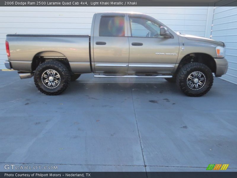Light Khaki Metallic / Khaki 2006 Dodge Ram 2500 Laramie Quad Cab 4x4