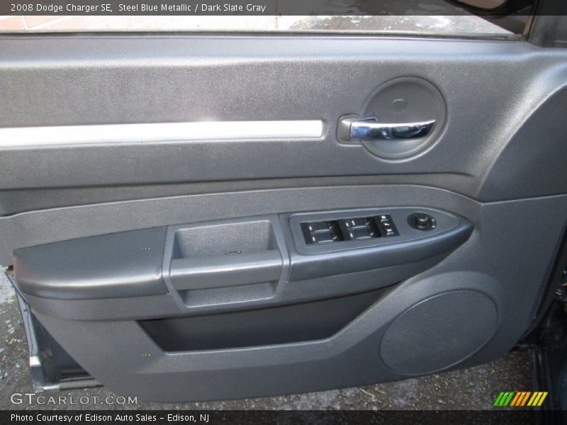 Steel Blue Metallic / Dark Slate Gray 2008 Dodge Charger SE