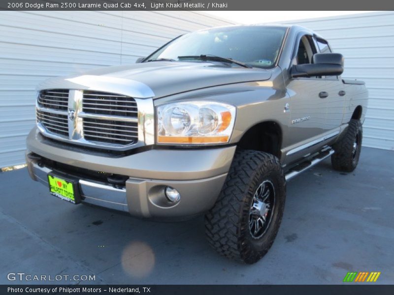 Light Khaki Metallic / Khaki 2006 Dodge Ram 2500 Laramie Quad Cab 4x4