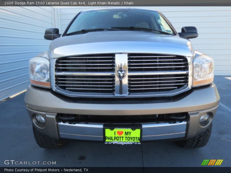 Light Khaki Metallic / Khaki 2006 Dodge Ram 2500 Laramie Quad Cab 4x4