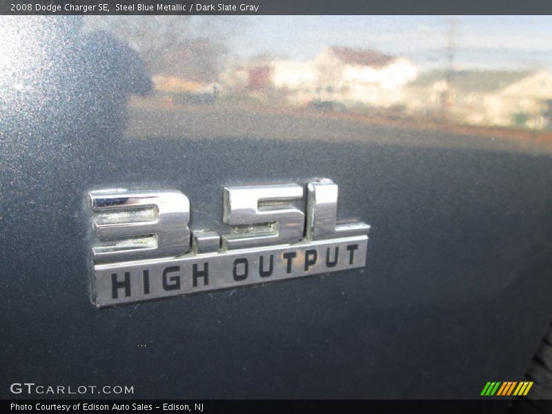 Steel Blue Metallic / Dark Slate Gray 2008 Dodge Charger SE