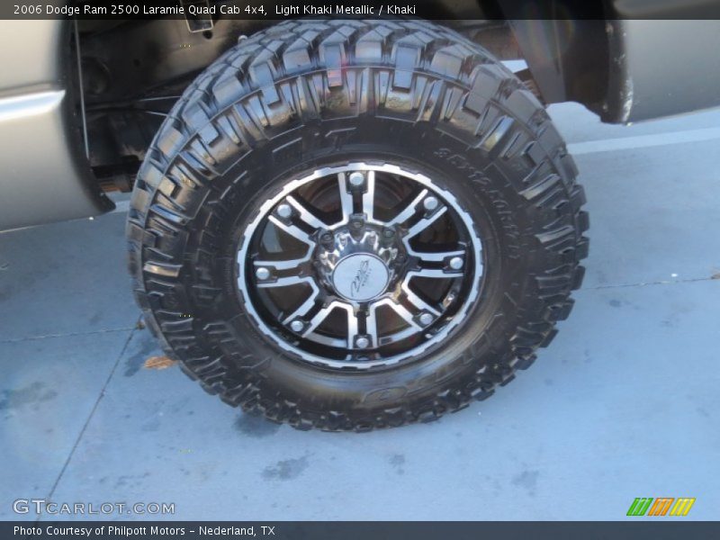 Light Khaki Metallic / Khaki 2006 Dodge Ram 2500 Laramie Quad Cab 4x4