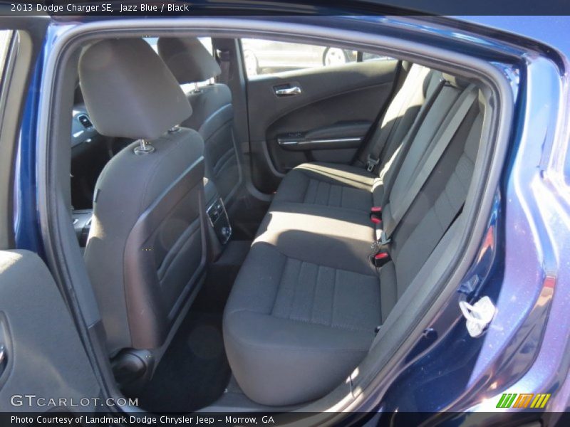 Jazz Blue / Black 2013 Dodge Charger SE