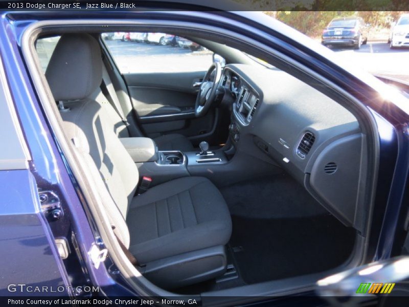 Jazz Blue / Black 2013 Dodge Charger SE