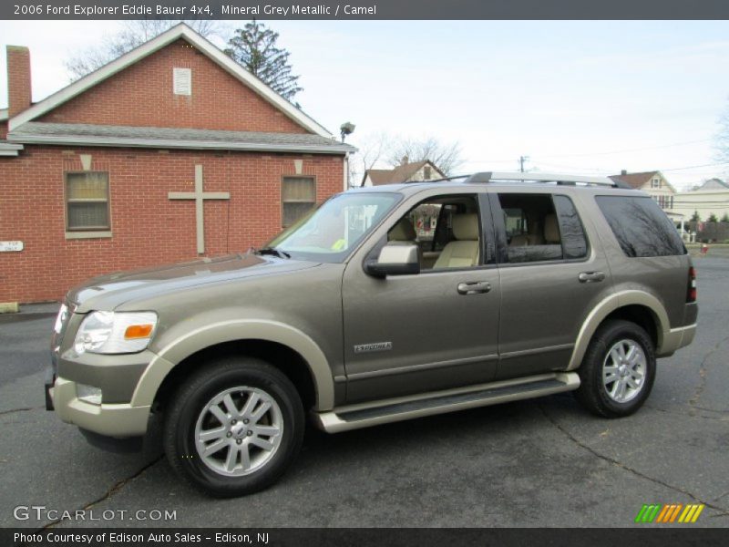 Mineral Grey Metallic / Camel 2006 Ford Explorer Eddie Bauer 4x4