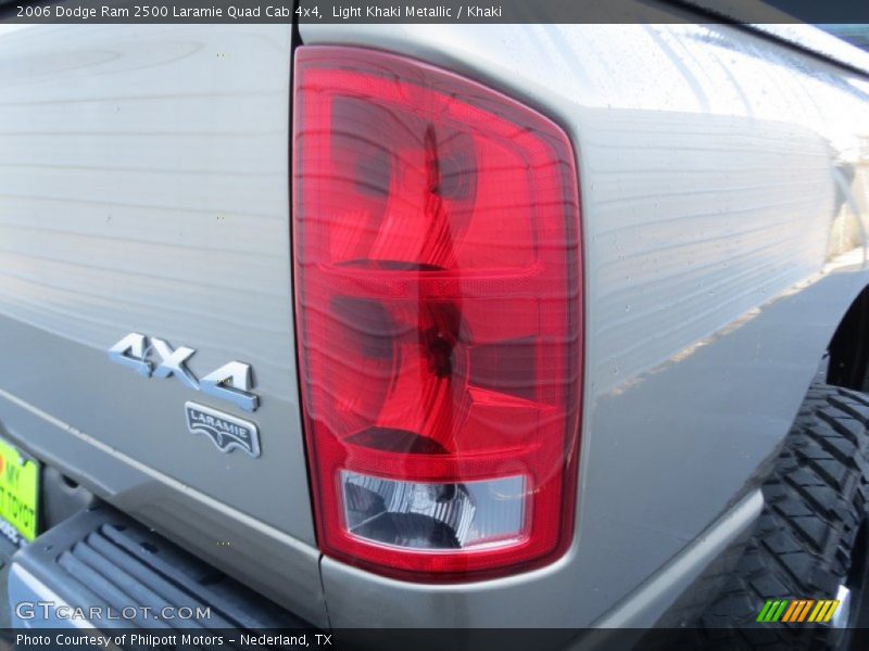 Light Khaki Metallic / Khaki 2006 Dodge Ram 2500 Laramie Quad Cab 4x4