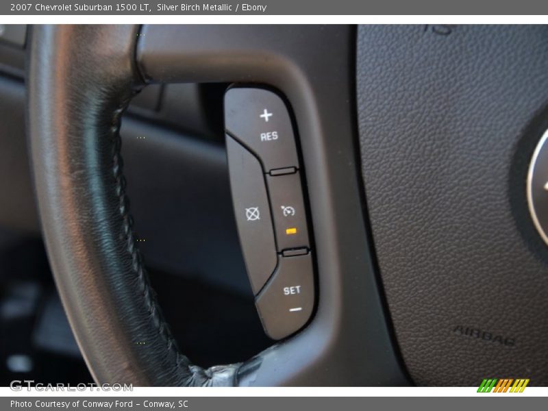 Silver Birch Metallic / Ebony 2007 Chevrolet Suburban 1500 LT
