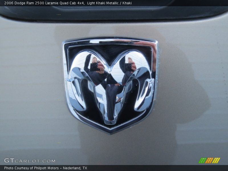 Light Khaki Metallic / Khaki 2006 Dodge Ram 2500 Laramie Quad Cab 4x4