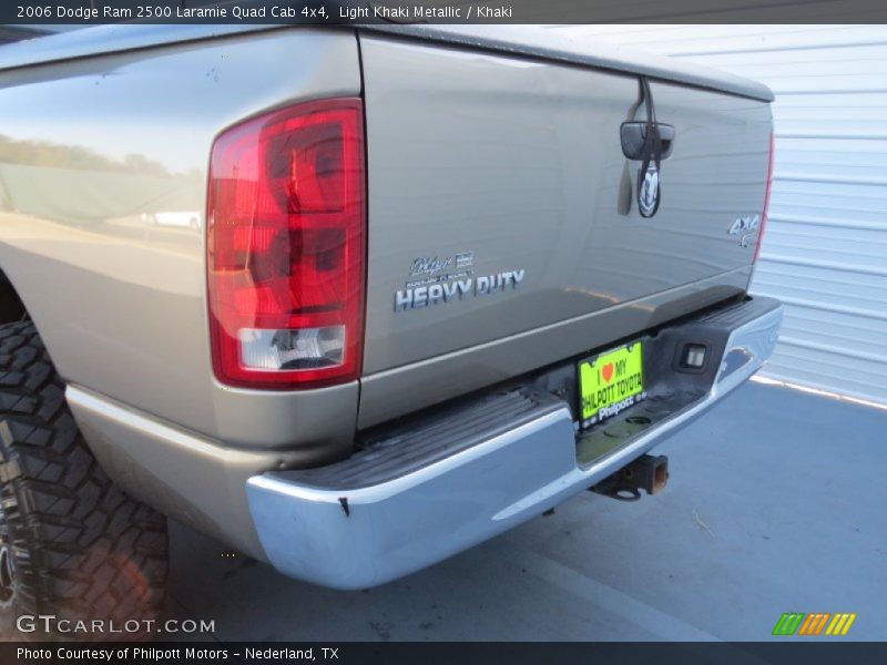 Light Khaki Metallic / Khaki 2006 Dodge Ram 2500 Laramie Quad Cab 4x4