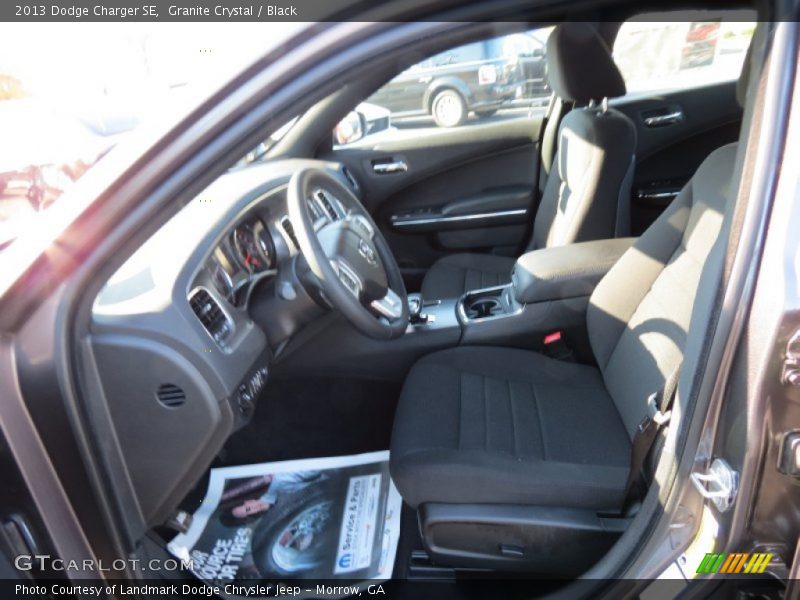 Granite Crystal / Black 2013 Dodge Charger SE