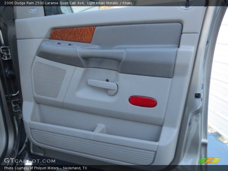 Light Khaki Metallic / Khaki 2006 Dodge Ram 2500 Laramie Quad Cab 4x4