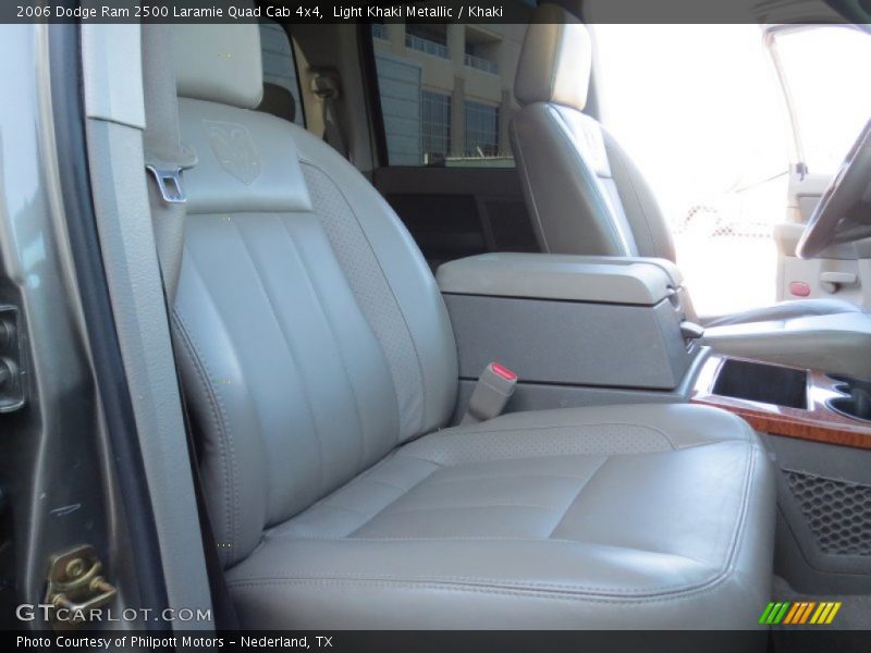 Light Khaki Metallic / Khaki 2006 Dodge Ram 2500 Laramie Quad Cab 4x4