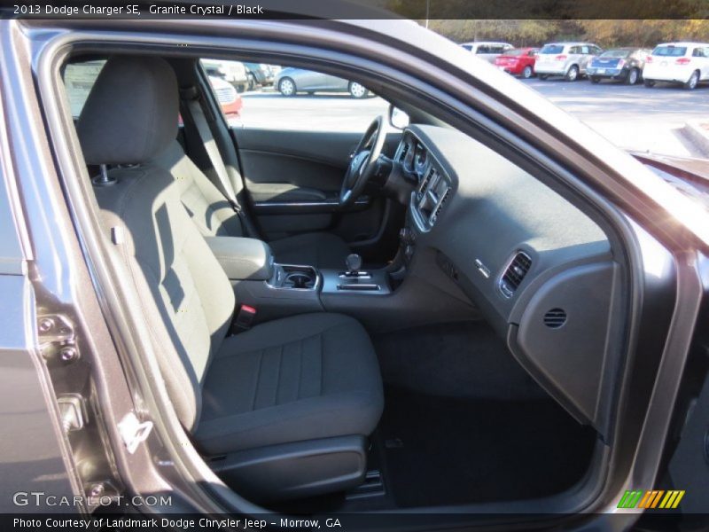 Granite Crystal / Black 2013 Dodge Charger SE