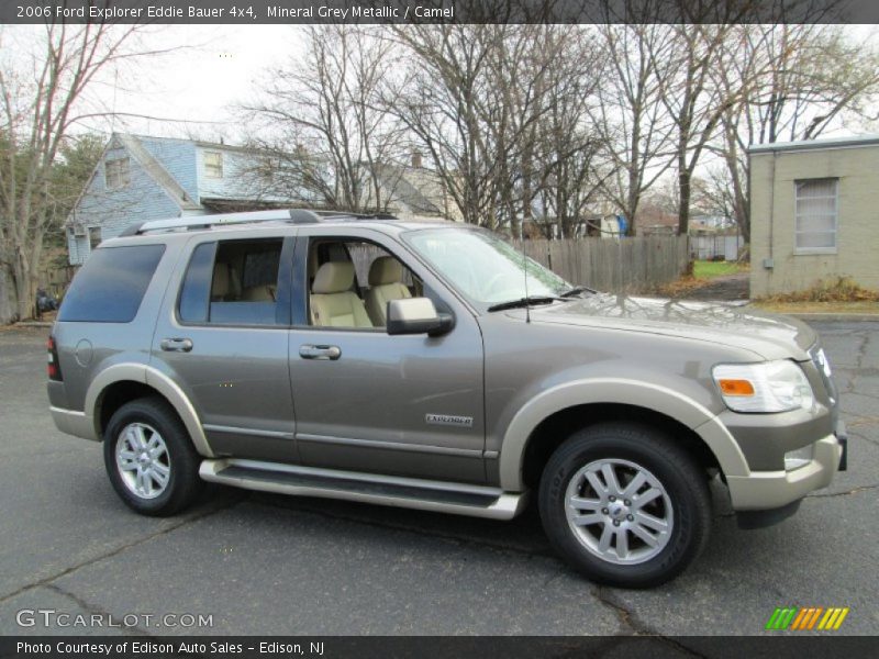 Mineral Grey Metallic / Camel 2006 Ford Explorer Eddie Bauer 4x4