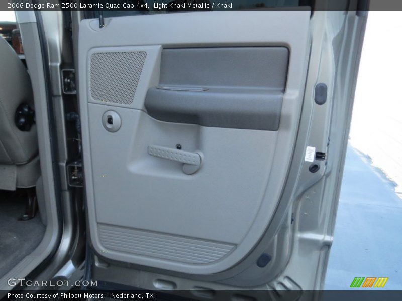Light Khaki Metallic / Khaki 2006 Dodge Ram 2500 Laramie Quad Cab 4x4