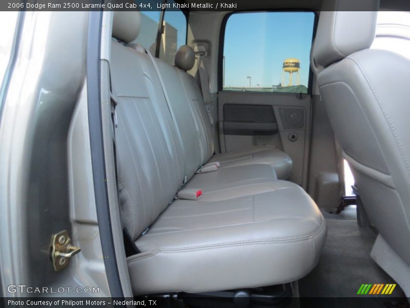 Light Khaki Metallic / Khaki 2006 Dodge Ram 2500 Laramie Quad Cab 4x4