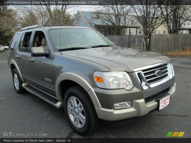 Mineral Grey Metallic / Camel 2006 Ford Explorer Eddie Bauer 4x4