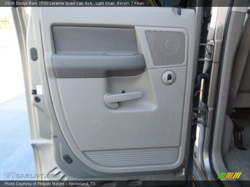 Light Khaki Metallic / Khaki 2006 Dodge Ram 2500 Laramie Quad Cab 4x4