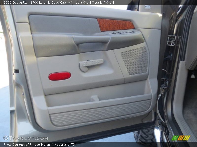 Light Khaki Metallic / Khaki 2006 Dodge Ram 2500 Laramie Quad Cab 4x4