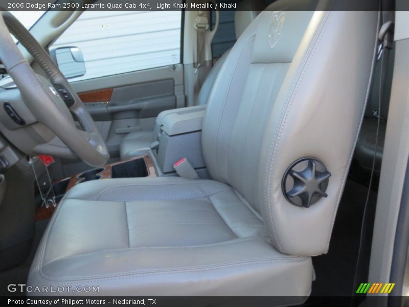 Light Khaki Metallic / Khaki 2006 Dodge Ram 2500 Laramie Quad Cab 4x4