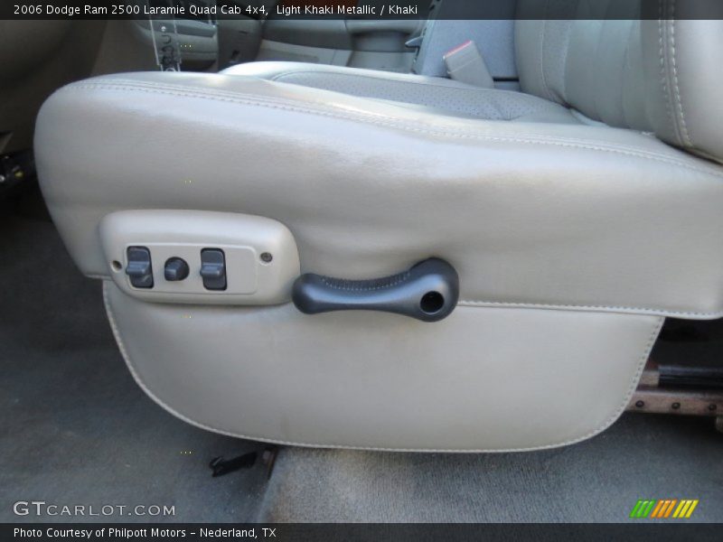 Light Khaki Metallic / Khaki 2006 Dodge Ram 2500 Laramie Quad Cab 4x4