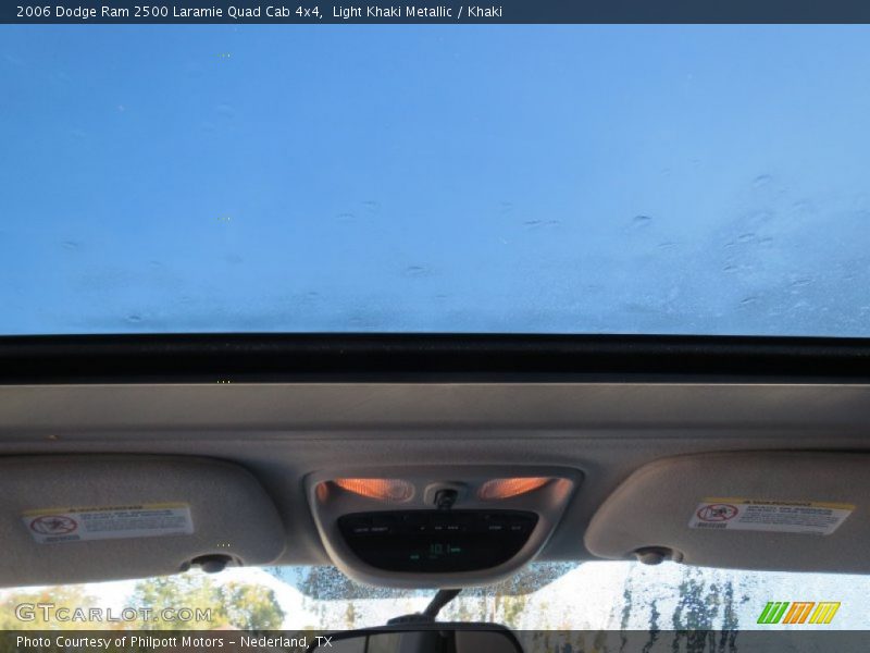 Light Khaki Metallic / Khaki 2006 Dodge Ram 2500 Laramie Quad Cab 4x4