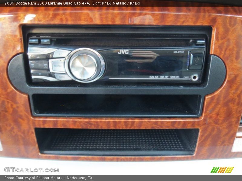 Light Khaki Metallic / Khaki 2006 Dodge Ram 2500 Laramie Quad Cab 4x4