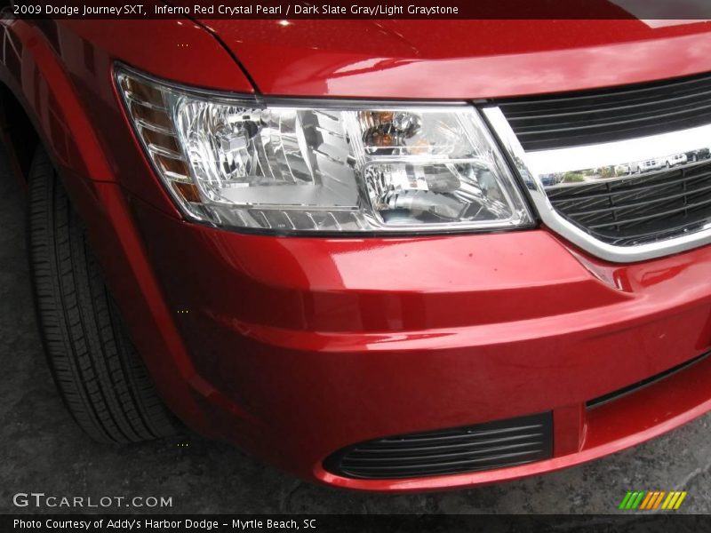 Inferno Red Crystal Pearl / Dark Slate Gray/Light Graystone 2009 Dodge Journey SXT