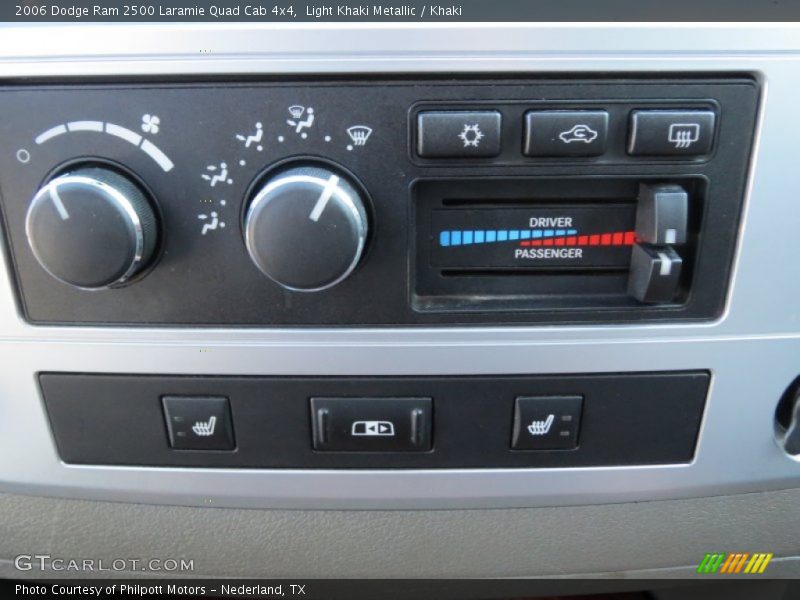 Controls of 2006 Ram 2500 Laramie Quad Cab 4x4