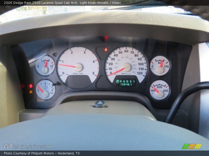  2006 Ram 2500 Laramie Quad Cab 4x4 Laramie Quad Cab 4x4 Gauges